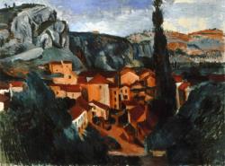 André Derain (Chatou 1880 - Garches, Paris, 1954) A village