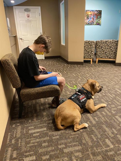 instructor144:  doggos-with-jobs:My son and his PTSD SDiT, Mowgli,