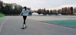 asylum-art-2:    This Girl Dancing On A Skateboard Is Magical 