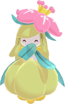 geno2925:  A shiny Lilligant render I made in MikuMikuDance a