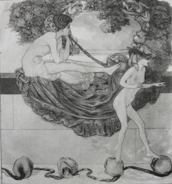 1910-again:  Franz von Bayros, From the portfolio: Boudoir of