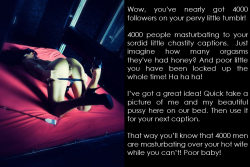 clickthelock:  by http://clickthelock.tumblr.com  http://chastity-captions.tumblr.com