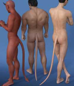  Smart-propped easypose tail for Genesis 3 Male(s). Easypose