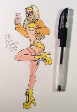 pinupsushi: Logical follow-up to Dom Gogo is a tiny doodle of