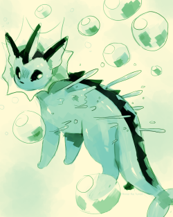 rinnai-rai:  35. Vaporeon | Requested by drills-of-defiance