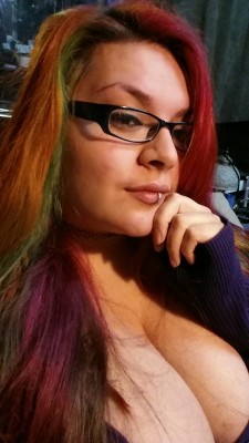 celcikills:  Have I mentioned I have rainbow hair  Woo-hoo damn