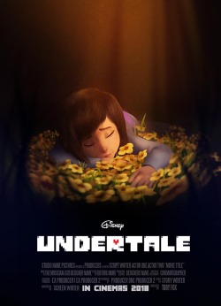 feathers-ruffled:  no-crowns-for-kings:  Undertale movie poster