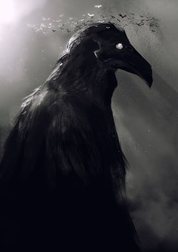 aspectofadreamer:  Crow God by Kevin Macio