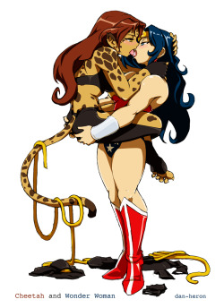 dan-heron:  Q99 wanted Wonder Woman and Cheetah, aka Diana and