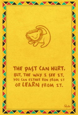 disneystyle:  Weekly Affirmation: Learn From The Past | Disney