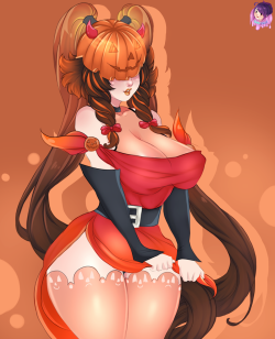 Pumpkin Queen Nox!Thanks for coming to the stream~High-Res and