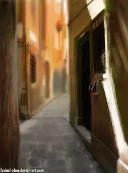 Very quick study between commissions, based on a photo taken
