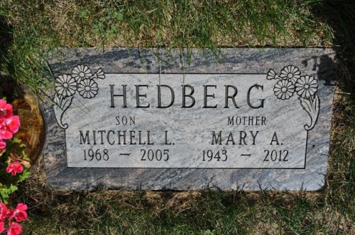 tombstonetourism:Stand-up comedian Mitch Hedberg, Roselawn Cemetery, Roseville, Minn.