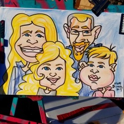Caricature from Oktoberfest in Framingham.  Thanks for having