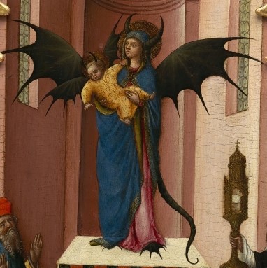 koredzas: Antonio Vivarini - Saint Peter Exorcising a Demon Who