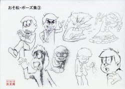 no-kara-no-life:Osomatsu-san settei shiryoushuu  sheets