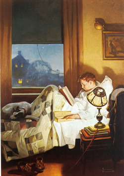 Crackers In Bed by Norman Rockwell, 1921