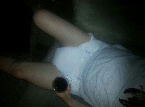 thelatentboy:  Diapers and wine