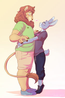 furrice: boycub:   You’re my whole world ! Commission for someone on FA   Ayyy it’s me and my bb!! 