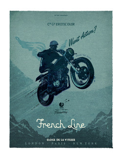 aristocraticmotorcyclist:  FRENCH LINE - ELOGE DE LA VITESSE-