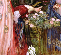 loumargi:John William Waterhouse ~ The Enchanted Garden - 1916