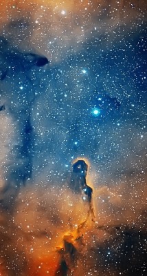 thedemon-hauntedworld:  IC 1396 Hubble Palette Credit: Alex Korovessis
