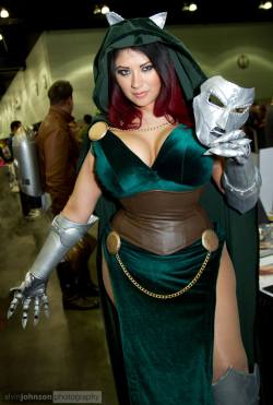 comicbookcosplay:  Dr. Doomkitty Stan Lee’s Comikaze Costume