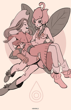 memorille:  realized i never uploaded this one..  mimi and lillymon