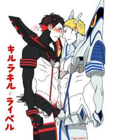 nenekantoku:  ReiBert Kill La Kill i’m fricking unstoppable