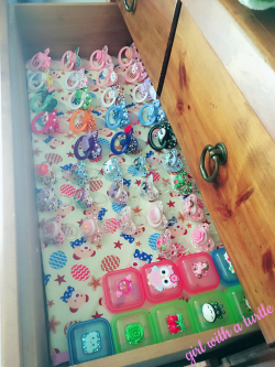 girlwithaturtle:  Daddy organised my paci drawer for me a couple