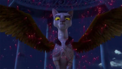 This sphinx.  Her voice is just the best xD From The Adventures