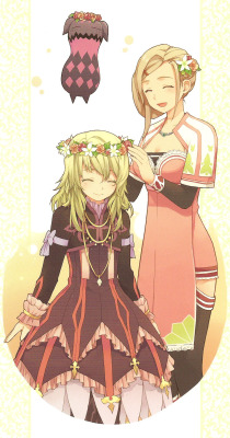 cherrim:Cover flap image from Tales of Xillia 4koma Kings. Illustration