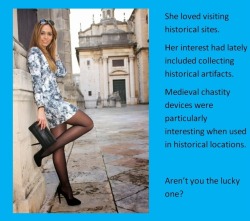 She loved visiting historical sites.Her interest had lately included