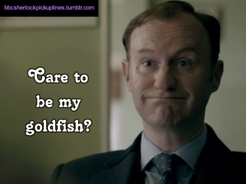 “Care to be my goldfish?”