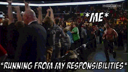 iteamhelena:Story of my life, re-enacted by Seth Rollins and