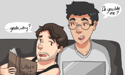 jackphalahee:  coliver cuteness ;~;   dommebadwolff23