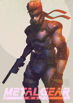 strangerthanfact:  Solid Snake by Neeraj Meno