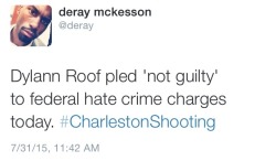 itstrianna:  krxs10:  Dylann Roof pleads not guilty to federal