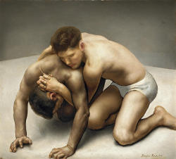 androphilia: Wrestlers by Douglass Ewell Parshall, circa 1930