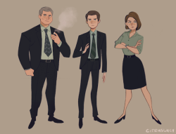 citruslucy: doodles from my current favourite crime show, mindhunter!