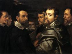 artist-rubens:  Self-Portrait in a Circle of Friends from Mantua,