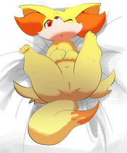 By request: non-anthro Fennekin.Hopefully this satisfies you,