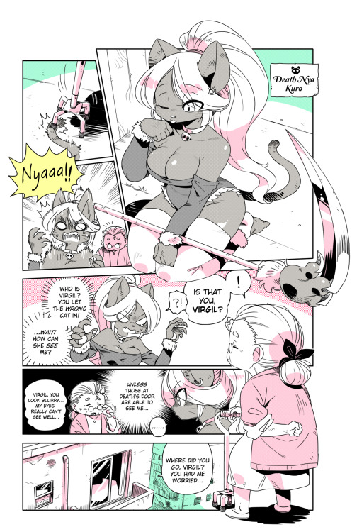  Modern MoGal #131 - Cats and Canned Food  Cat-feeding Grandma.