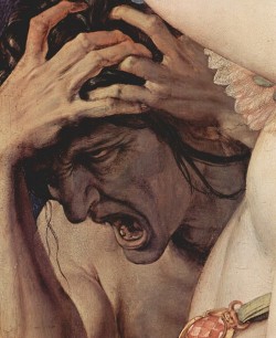 deathandmysticism:  Bronzino, Detail of Allegory of the Triumph