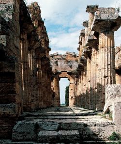 hadrian6:  Temple of Hera at Paestum. Italy. c.550. B.C.E http://hadrian6.tumblr.com