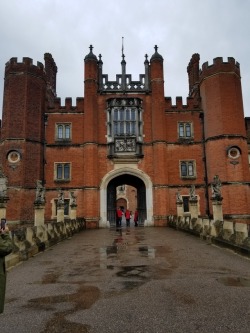 Hampton Court Palace. I was Gobsmacked to actually be there,