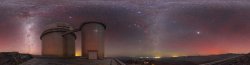 cosmicvastness:  Views above La Silla Observatory360° night