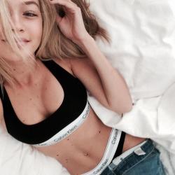 hadidnews:  Calvin Klein: “California girl. @gigihadid shows