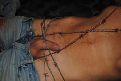 Barbed suspension