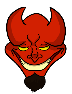 Just a quick Devil Doodle. Waiting for a commission to roll into